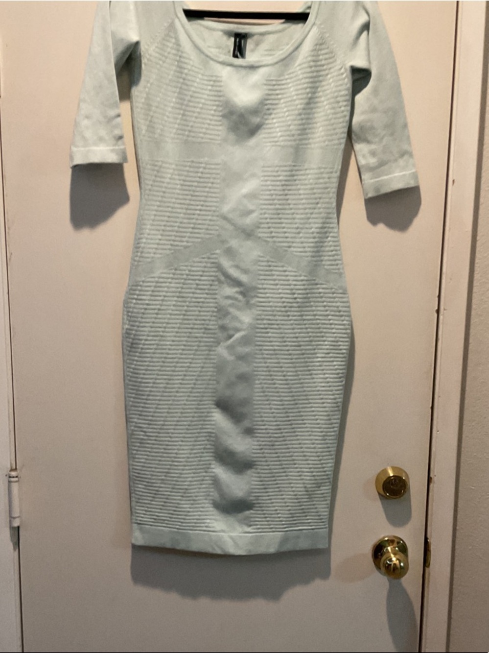 Marciano Mint Midi Scoop-Neck Dress - Picture 4 of 5